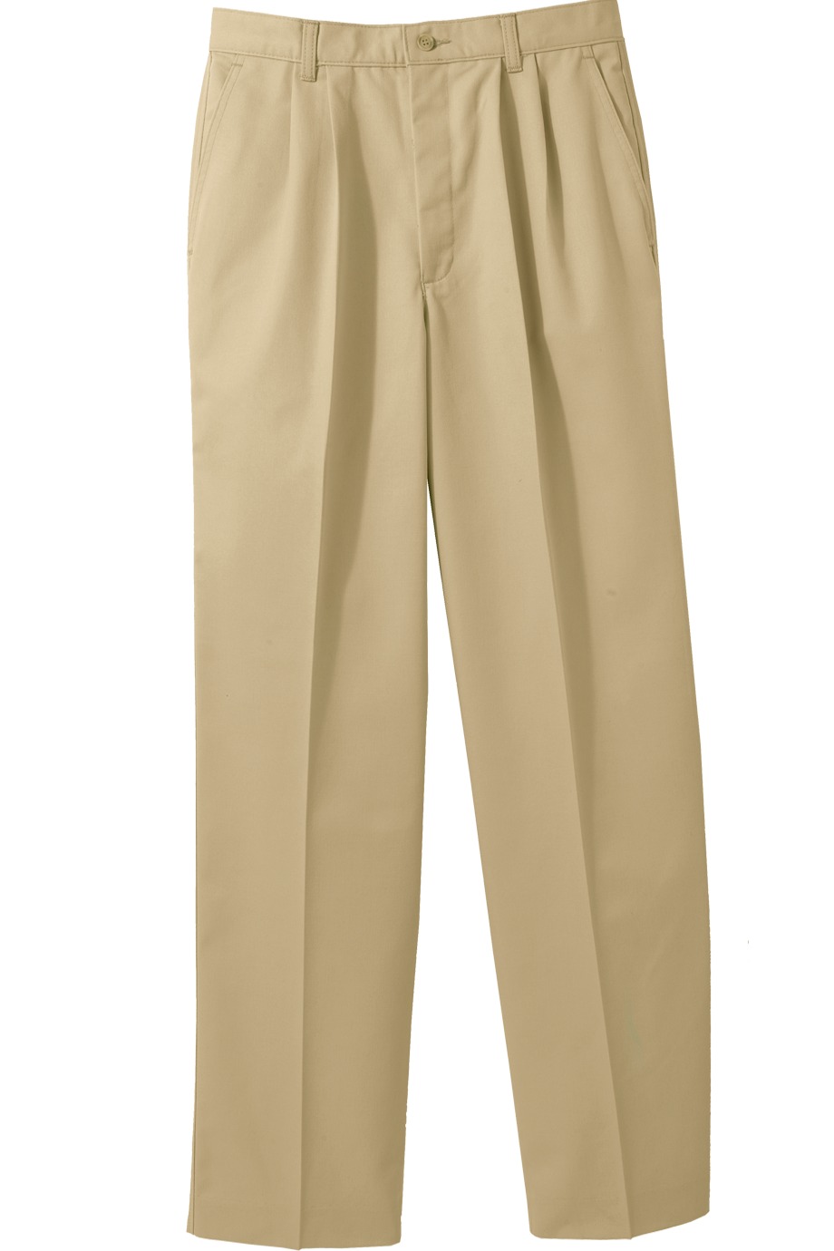 Edward's Men's Pleated Front Blended Chino Pants